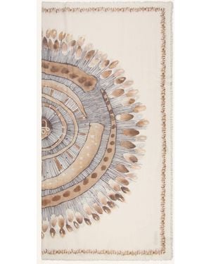 Hemisphere Tuch mit Cashmere - Natur