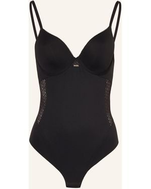 BOSS Bügel-Body B LACE mit Shaping-Effekt - Schwarz