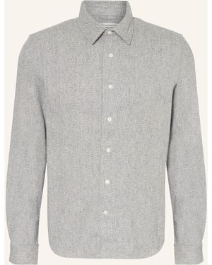 Knowledge Cotton Outdoor-Hemd Regular Fit - Grau