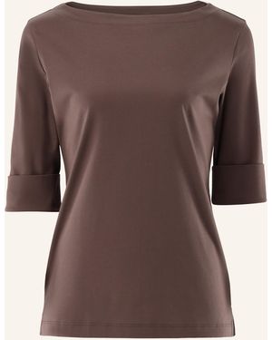 Van Laack Bluse Slim Fit - Braun