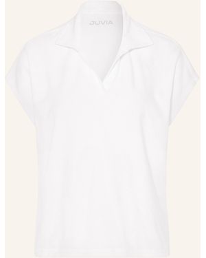 Juvia Frottee-Poloshirt VANESSA - Natur