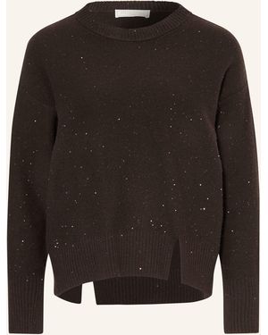 Antonelli Pullover SILA mit Pailletten - Schwarz