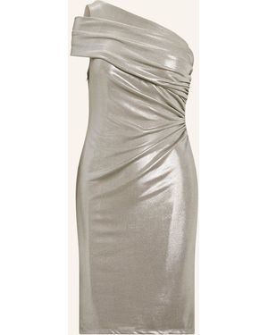 Ralph Lauren One-Shoulder-Kleid - Grau