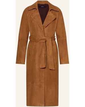 Arma Trenchcoat aus Leder - Braun