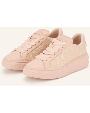 Jimmy Choo Sneaker DIAMOND LIGHT MAXI mit Glitzergarn - Natur