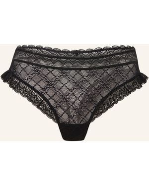 Eres String mit Rüschen - Schwarz