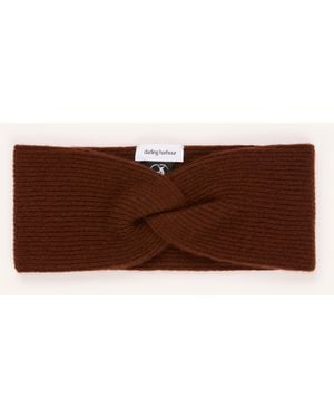 DARLING HARBOUR Stirnband aus Cashmere - Braun