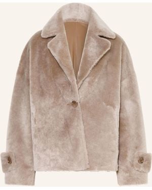Manzoni 24 Lederjacke zum Wenden - Natur