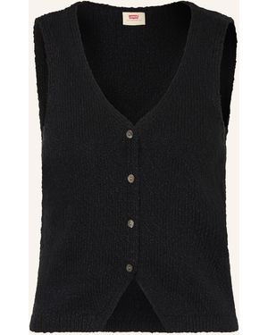 Levi's Strickweste HELEN - Schwarz