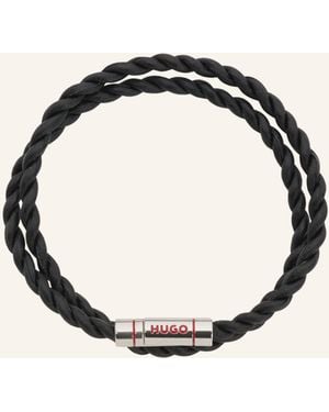 HUGO Armband E-DOUBLEBRAID4-BRA - Schwarz