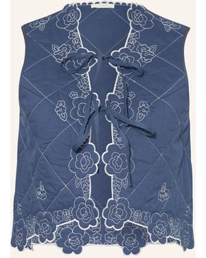 Yerse Weste CECILIE - Blau