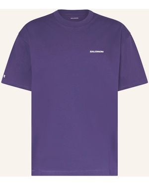 Salomon T-Shirt LOGO RX - Lila