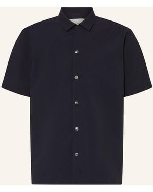 Closed Kurzarm-Hemd Comfort Fit - Blau