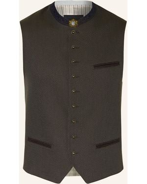 hammerschmid Trachtenweste MIRKO Slim Fit - Schwarz