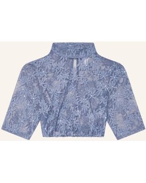 hammerschmid Dirndlbluse BABSI - Blau
