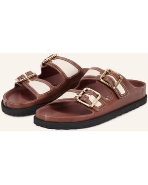 1774 BIRKENSTOCK Pantoletten ARIZONA BOLD CANVAS - Braun