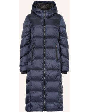 Re.set Daunenmantel ASPEN mit abnehmbarer Kapuze - Blau