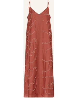 Marc Cain Kleid mit Schmuckperlen - Rot