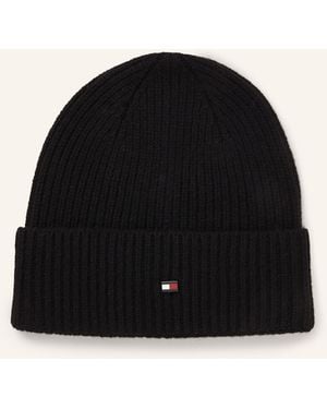 Tommy Hilfiger Cashmere-Mütze - Schwarz