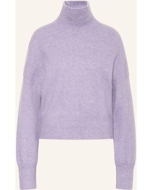 Samsøe & Samsøe Rollkragenpullover NOLA mit Alpaka - Lila