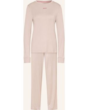 DKNY Schlafanzug NEXT GEN CLASSICS - Natur