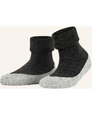 FALKE Stoppersocken COSYSHOE aus Merinowolle - Schwarz
