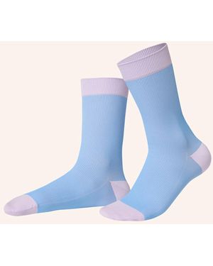 Item M6 Socken SNEAKER STRIPED mit Kompression - Blau