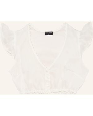 KINGA MATHE Dirndlbluse KIKI aus Seide - Natur