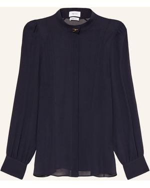 McQueen Seidenbluse - Blau