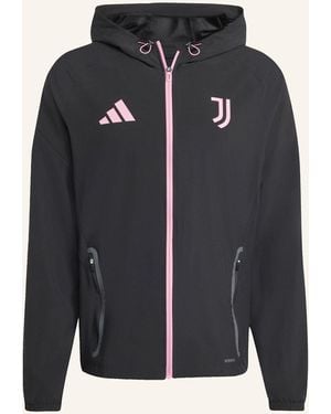 adidas JUVENTUS TURIN TIRO 25 COMPETITION VIS TECH TRAVEL JACKE - Schwarz