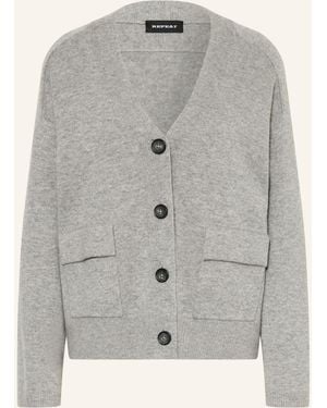 Repeat Cashmere Strickjacke mit Cashmere - Grau