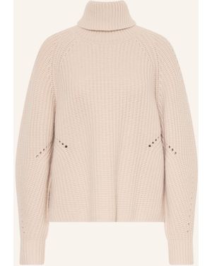 Repeat Cashmere Rollkragenpullover mit Cashmere - Natur
