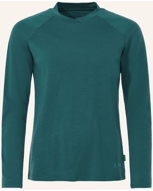 Vaude Funktionsshirt W ESSENTIAL WOOL SHIRT - Grün