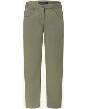 Luisa Cerano Hose in Jeansoptik - Grün