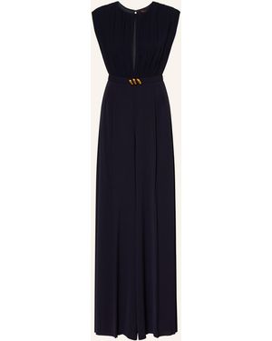 Max Mara Jumpsuit GIUNCHI mit Seide - Blau