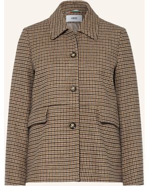 Cinque Kastenjacke CILEONORE aus Flanell - Braun