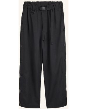 Y-3 SPORT UNIFORM ADAPTIVE 3-STREIFEN HOSE - Schwarz