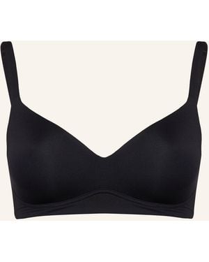 Schiesser T-Shirt-BH MICRO - Schwarz
