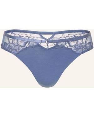 Triumph Slip WILD GARDENIA mit Cut-outs - Blau