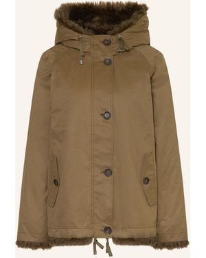 Milestone Parka MSTASSIA mit Kunstfell - Grün