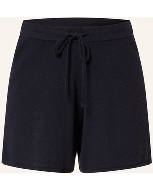 Allude Strickshorts aus Cashmere - Blau