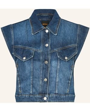BOSS Jeansweste - Blau