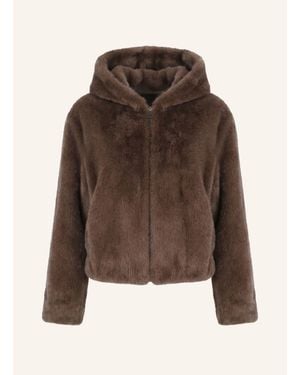 BLONDE No. 8 Kunstfell-Jacke LUISA - Braun