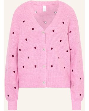 Y.A.S Strickjacke - Pink