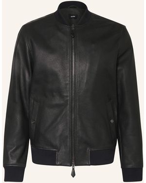 Reiss Lederblouson CAST - Schwarz