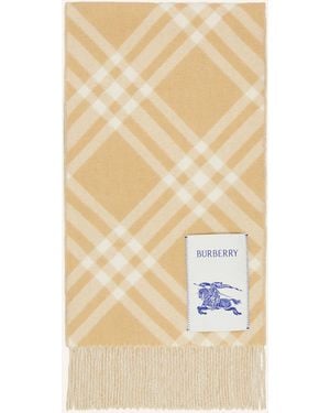Burberry Cashmere-Schal - Natur