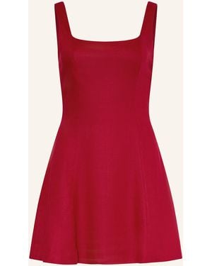 Faithfull the Brand Kleid FELICE aus Leinen - Rot