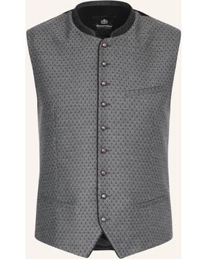 hammerschmid Trachtenweste PETER Slim Fit - Grau
