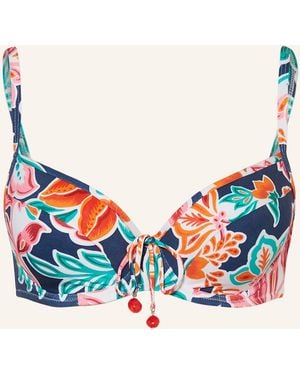 LIDEA® Bügel-Bikini-Top PETAL PATCH - Blau