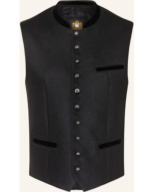 hammerschmid Trachtenweste MANUEL Extra Slim Fit - Schwarz